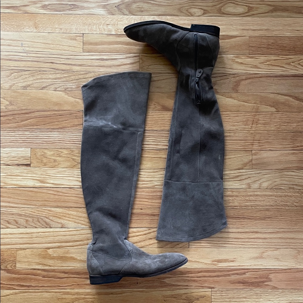 Brown Suede Boots